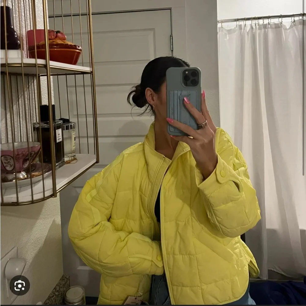 FP Movement Pippa Packable Puffer Jacket Free People Blinding Lights Medium New - Picture 2 of 10